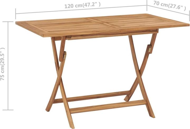 Produktbild vidaXL Jari (120 x 70 x 75 cm)