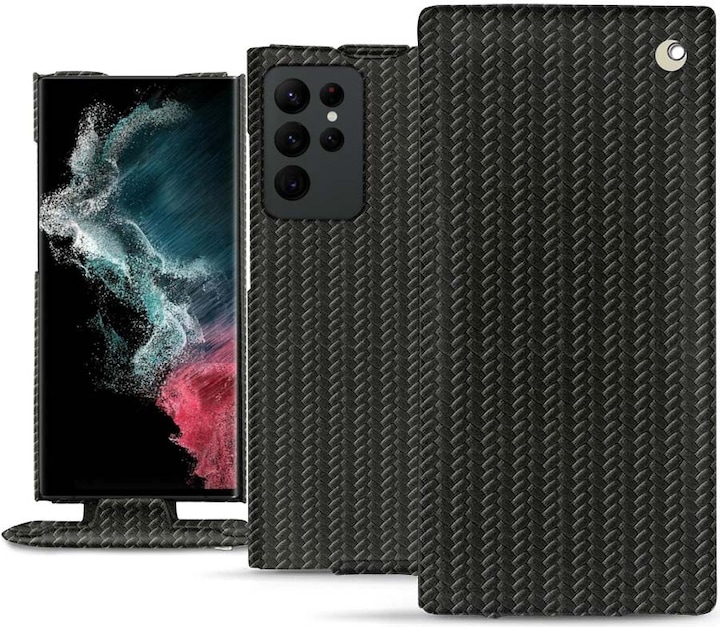 Produktbild Noreve Lederschutzhülle vertikal (Samsung Galaxy S22 Ultra (5G))