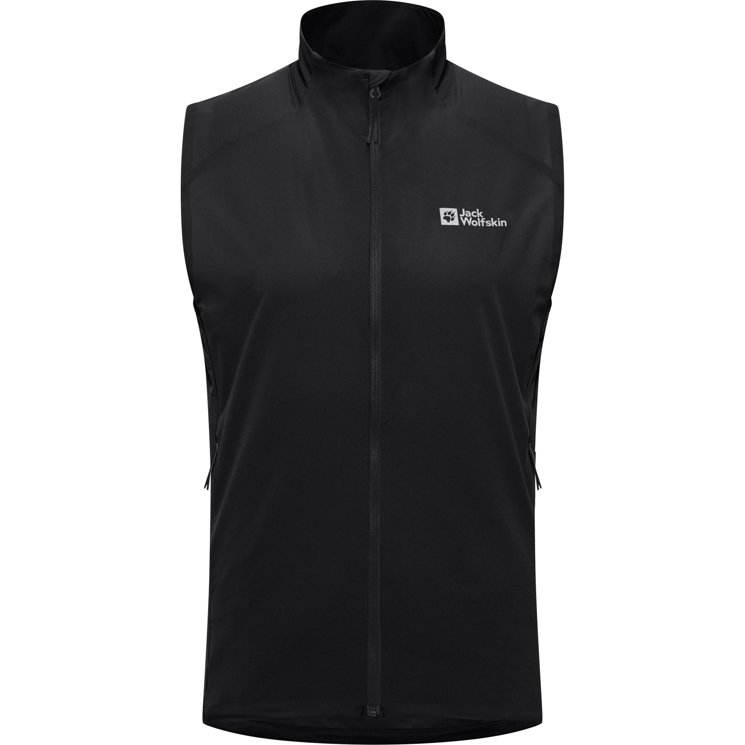 Jack Wolfskin, Damen, Weste, Prelight Stride Vest W, Schwarz, (XL)