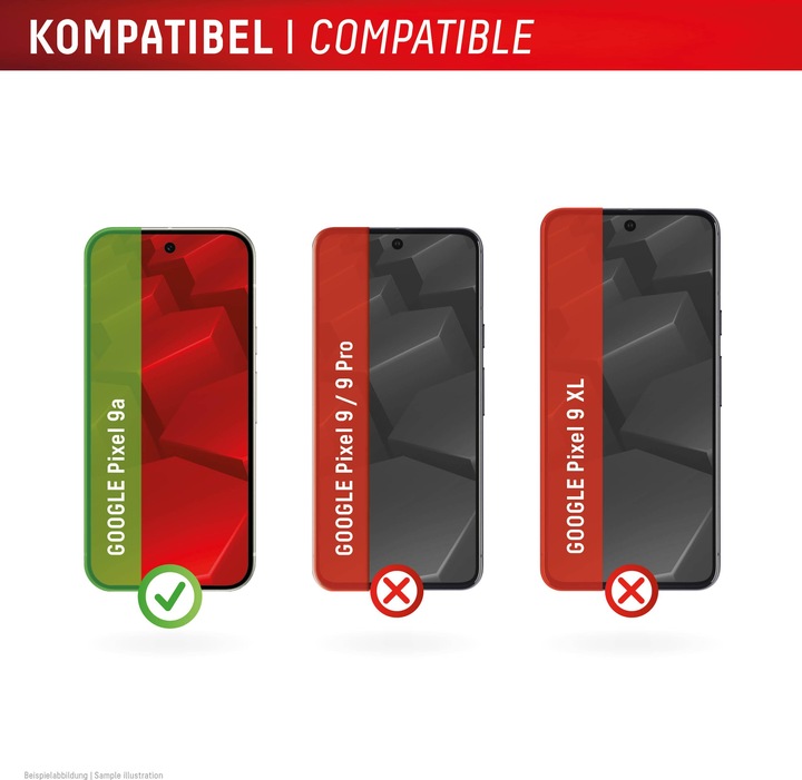 Productafbeelding Displex Real Glass, 2D Panzerglas (1 Stuk, Google Pixel 9a)