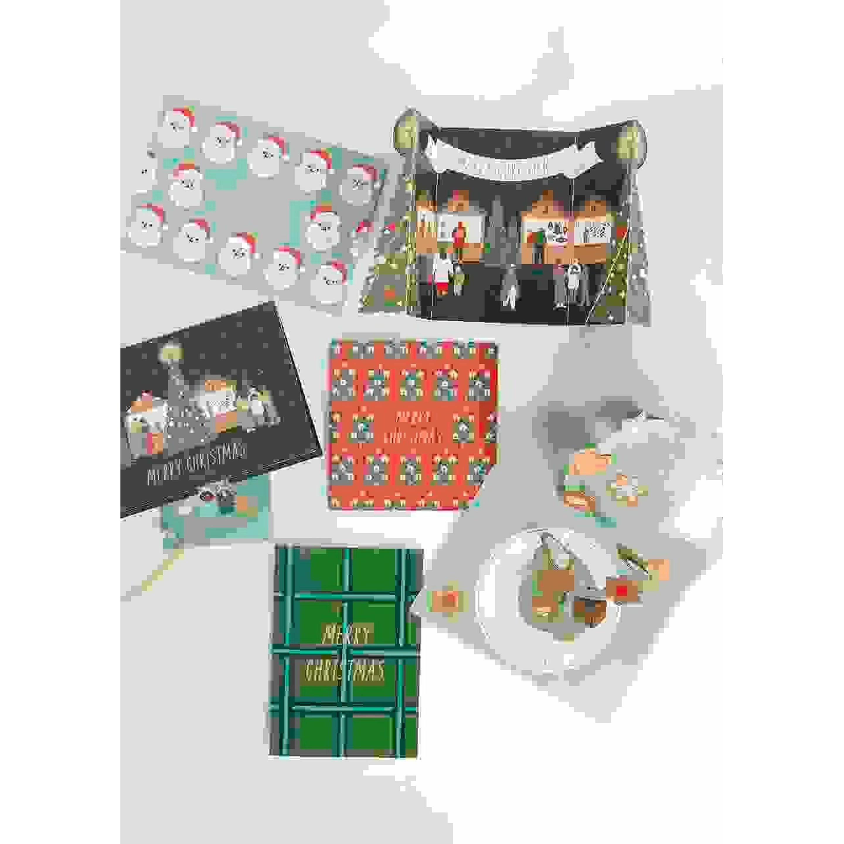 Rico Design Pop Up Karte für Geldgeschenke, Weihnachtsmarkt, A5/C5 FSC MIX (61888802)