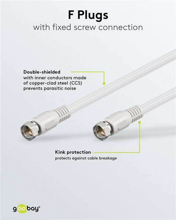 Produktbild Goobay 27484 F plug (SAT Kabel)