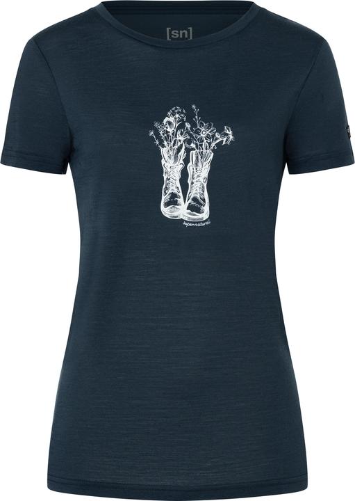 Actual product image Super Natural Women's Flower Boots Tee (XS)