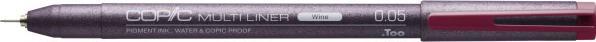 Actual product image Copic Multiliner wine 0,05mm (Wine, 1x)