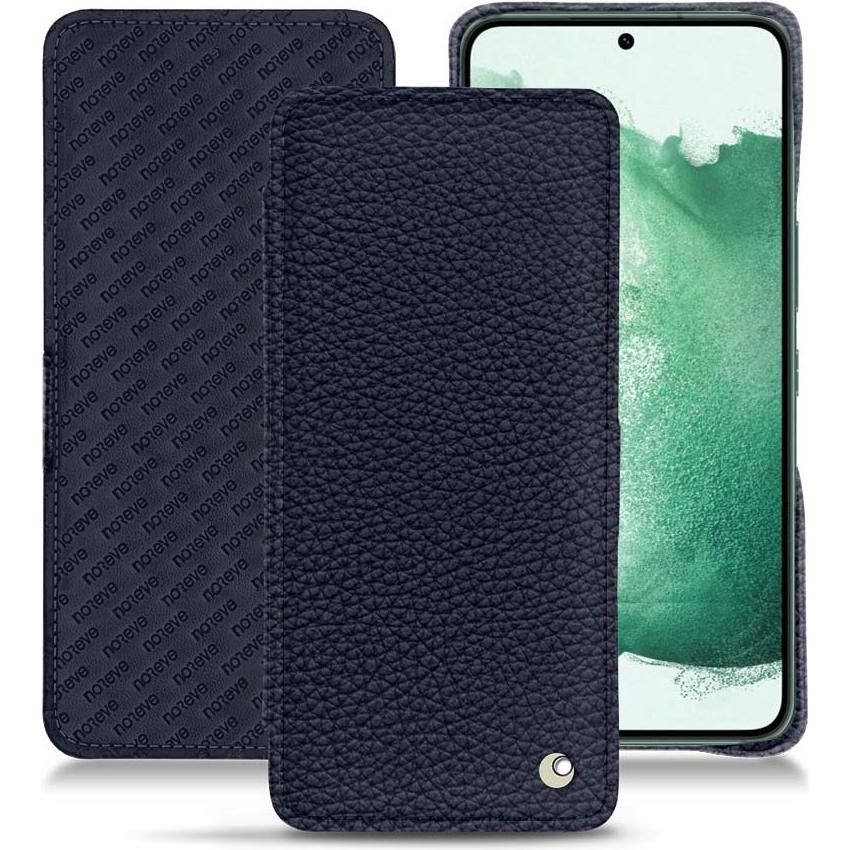 Noreve Lederschutzhülle horizontal (Samsung Galaxy S22+ 5G), Smartphone Hülle, Violett