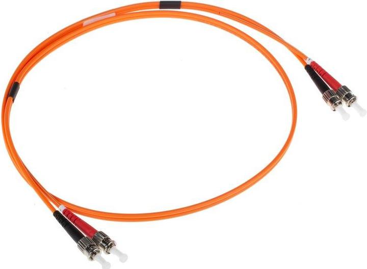 Produktbild RS PRO LWL-Kabel ST/ST Duplex 62,5/125µm 1m (S/UTP, CAT6, 0.28 m)