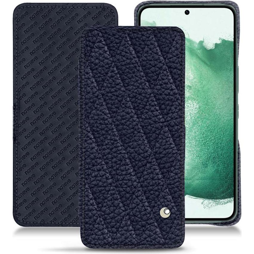 Noreve Lederschutzhülle horizontal (Samsung Galaxy S22+ 5G), Smartphone Hülle, Violett