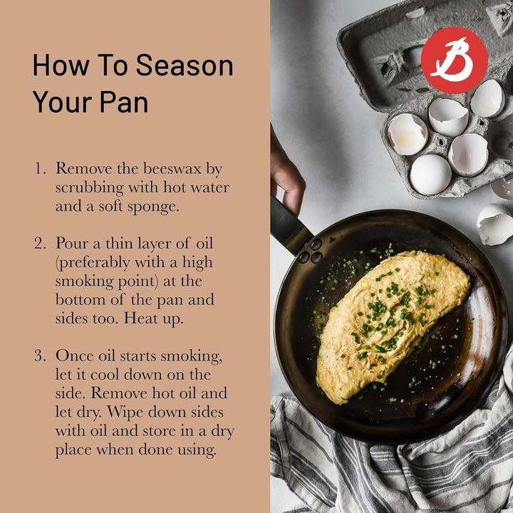 Image du produit de Buyer Élément minéral B (32 cm, Poêle à frire, Fer, Acier)