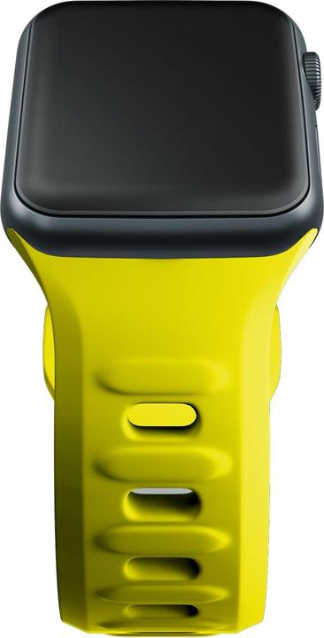Produktbild 3MK Silicone Watch Strap żółty/yellow dla Apple Watch 38/40/41mm (Edelstahl, Silicone)