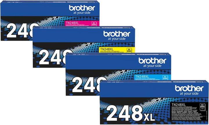 Produktbild Brother Original Toner SET TN248XL/TN-248XL Multipack / Set mit allen vier Farben (M, BK, C, Y)