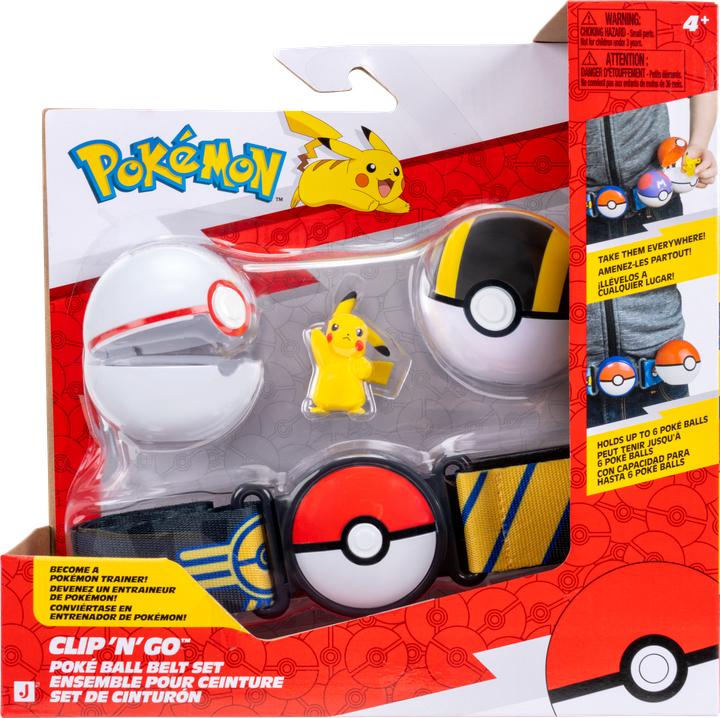 Produktbild Pokémon - Clip N Go Belt Set Pikachu (PKW4741)