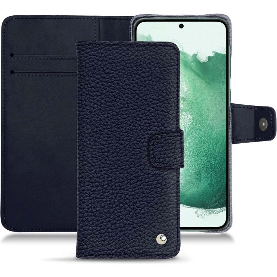 Noreve Lederschutzhülle Wallet (Samsung Galaxy S22+ 5G), Smartphone Hülle, Violett
