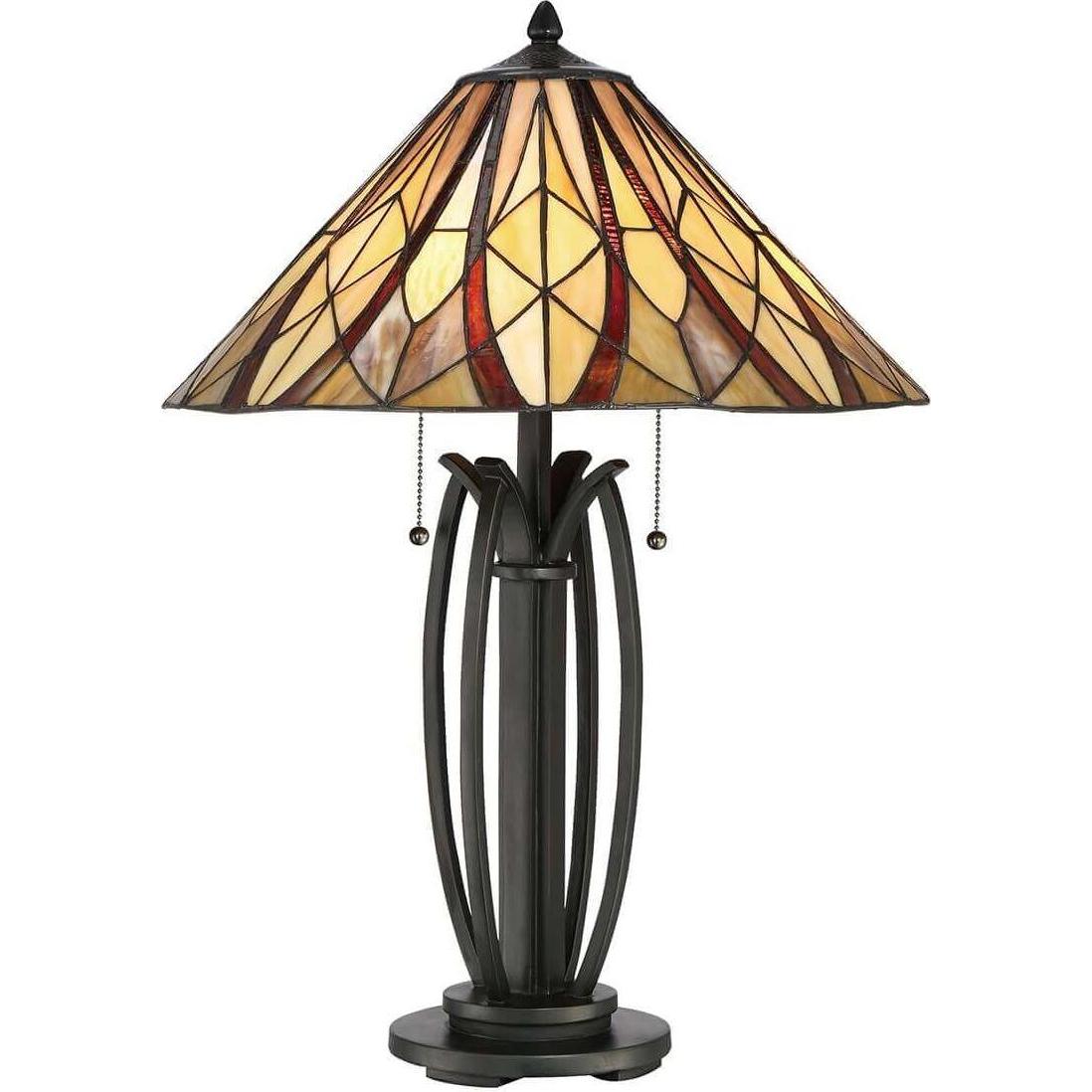 Elstead Lighting, Tischlampe, Victory Tischleuchte E27 2-fach Valiant Bronze (E27)