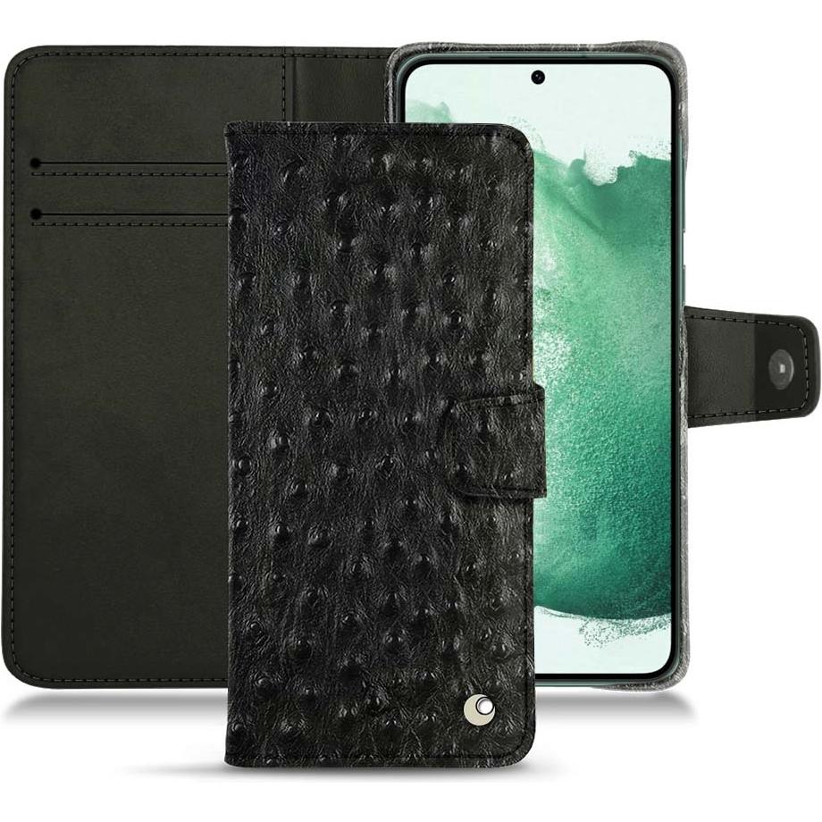Thumbnail - Noreve Lederschutzhülle Wallet (Samsung Galaxy S22+ 5G), Smartphone Hülle, Schwarz