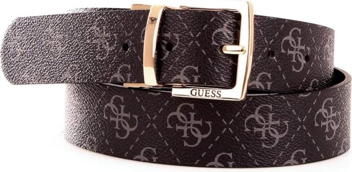 Guess Tyren, Textile Belt, Gray, For Women, Size S