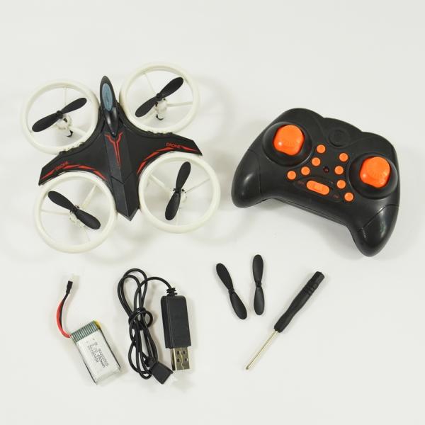 Produktbild Kögler RC Drohne, ferngesteuert, mit LEDs, wiederaufladbar, 3x12x12cm,1 Stück in Fensterbox