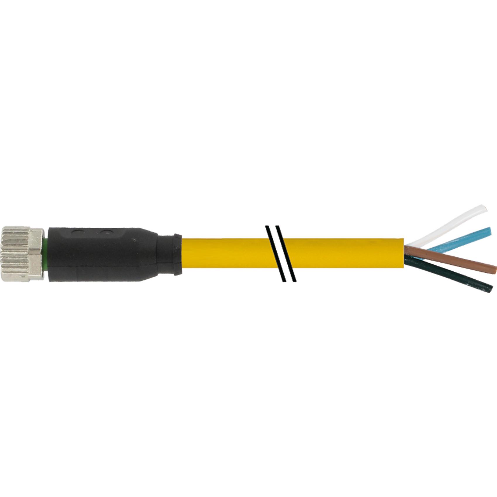 Murr Elektronik Steckverbinder, Elektronikkabel + Stecker, Gelb