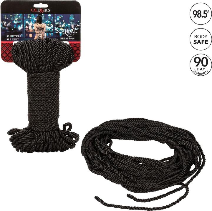 Actual product image CalExotics Scandal BDSM Rope 30M