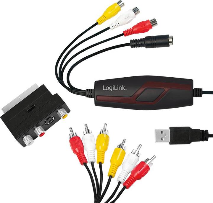 Produktbild LogiLink Video/Audio Grabber (USB 2.0, analoges Fernsehsignal)