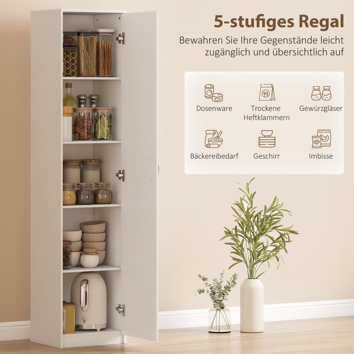 Image du produit Homcom Küchenschrank Spanplatte Weiss