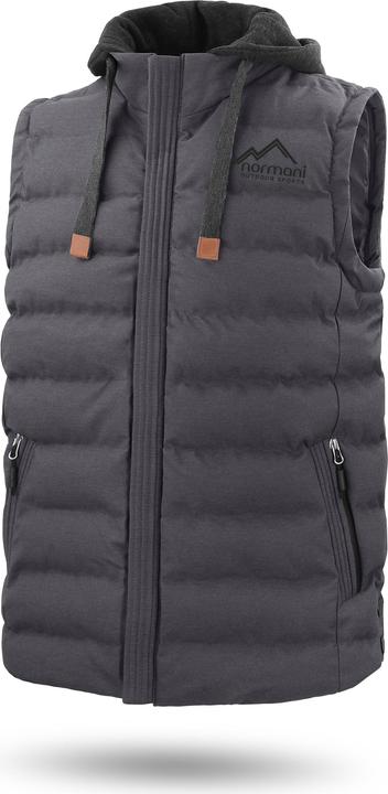 Actual product image Normani Men Winter Quilted Vest Nanaimo - 1557 (5XL)