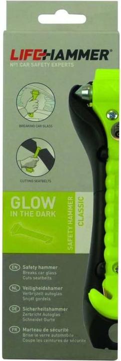 Actual product image LifeHammer Safety Hammer Classic Glow Yellow