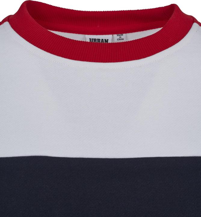 Produktbild Urban Classics Ladies Cropped 3-Tone Stripe Crew (L)