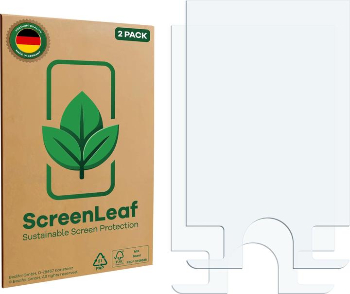 Immagine prodotto ScreenLeaf Pellicola protettiva, Proteggi Schermo Sostenibili, Clear, Antigraffio