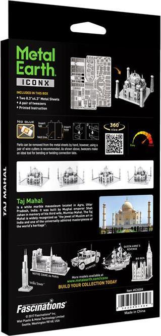 Actual product image Metal Earth Taj Mahal