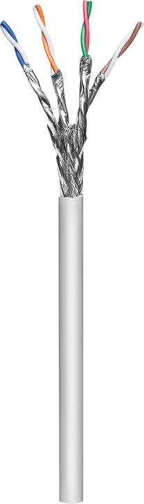 Actual product image MicroConnect S/FTP CAT6a 100m Grey, LSZH (S/FTP, CAT6a, 100 m)