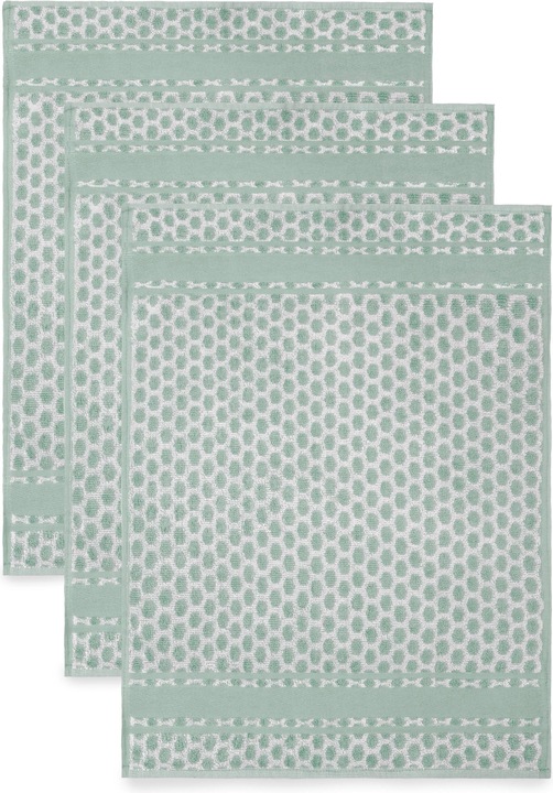 Actual product image Aspero 3 terry cotton tea towels (50 x 70 cm)