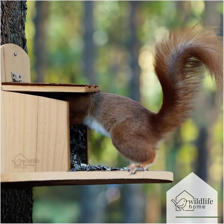 Produktbild Wildlife home Eichhörnchen Futterhaus mit Rindendach