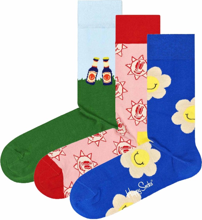 Actual product image Happy Socks Picnic Time Gift Set (pack of 3, 41 - 46)