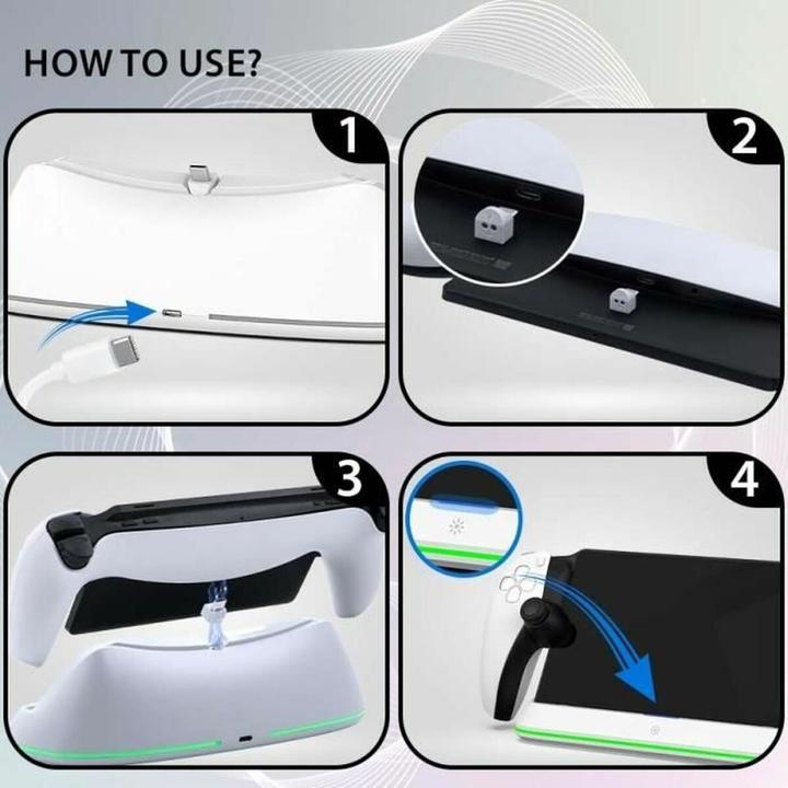 Actual product image Subsonic Portal charging LED dock (PS5)