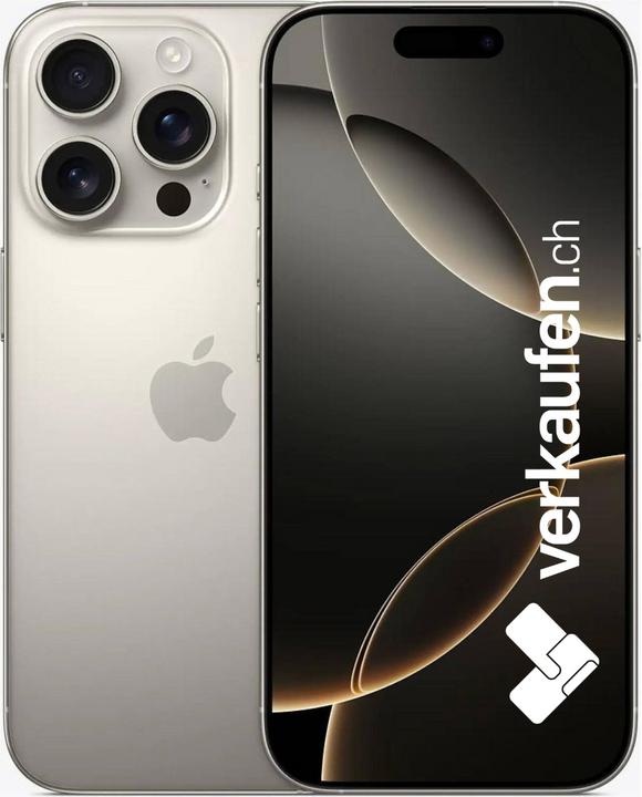 verkaufen.ch iPhone 16 Pro Max (256 GB, Natural Titanium, 6.90", 48 Mpx, SIM + eSIM, A / Wie neu)
