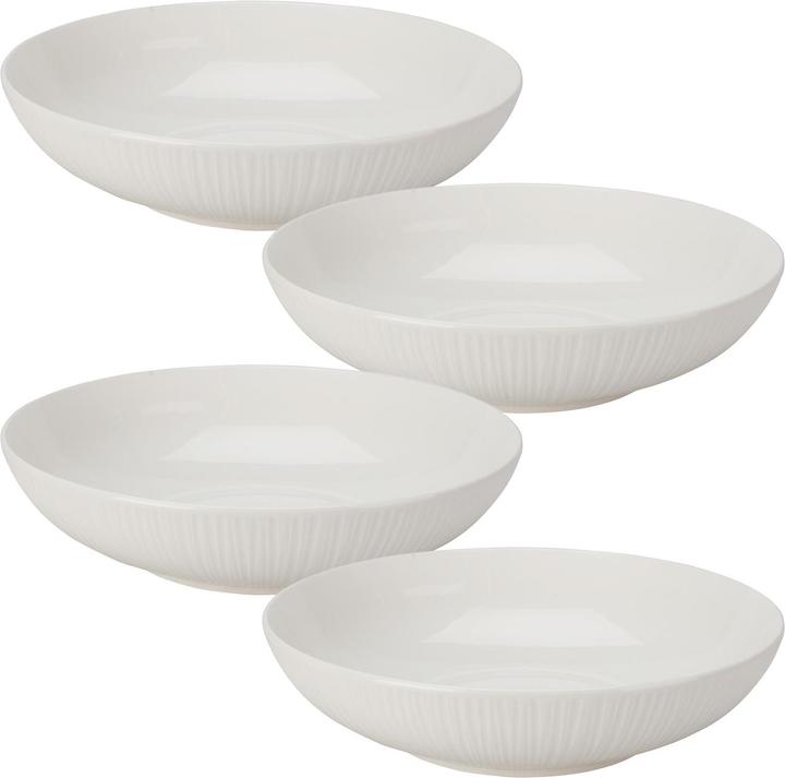 Casativo Suppen-Teller aus Porzellan (4 x)