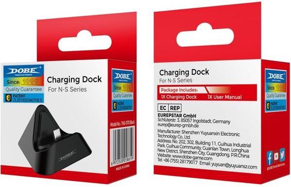 Actual product image Dobe Charging Dock Ladestation (Switch, Switch 2, Switch OLED)