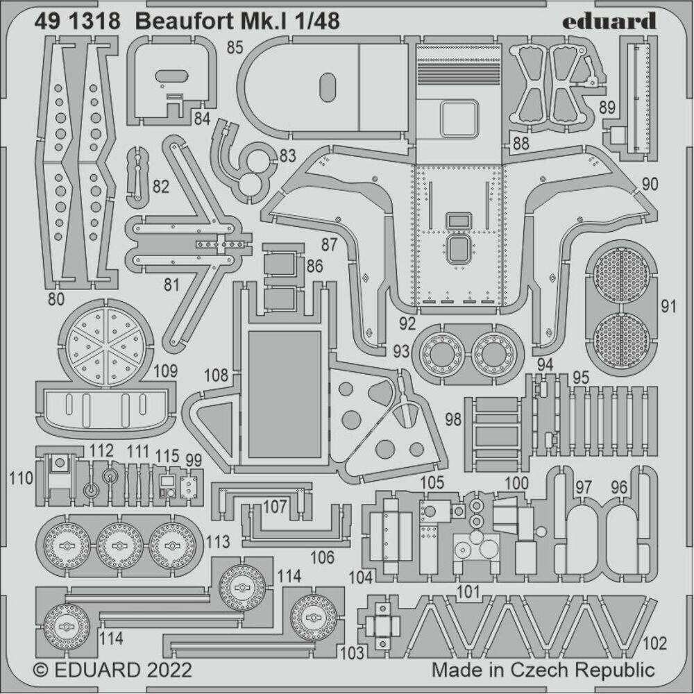 Eduard Beaufort Mk.I for ICM