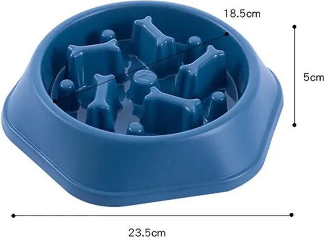 Actual product image Out of the blue Anti Sling Dog Bowl Slow Feeder