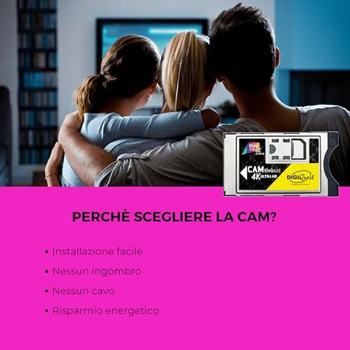 Actual product image Tivu CAM Tivusat 4K Ultra HD (Other, CI module)
