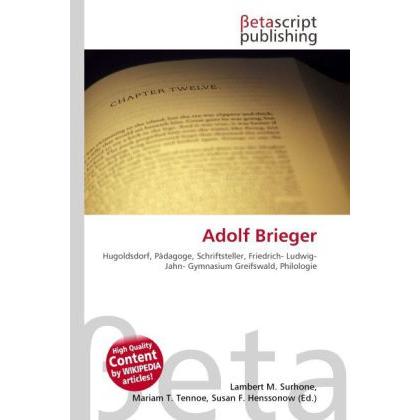 Adolf Brieger, Ratgeber