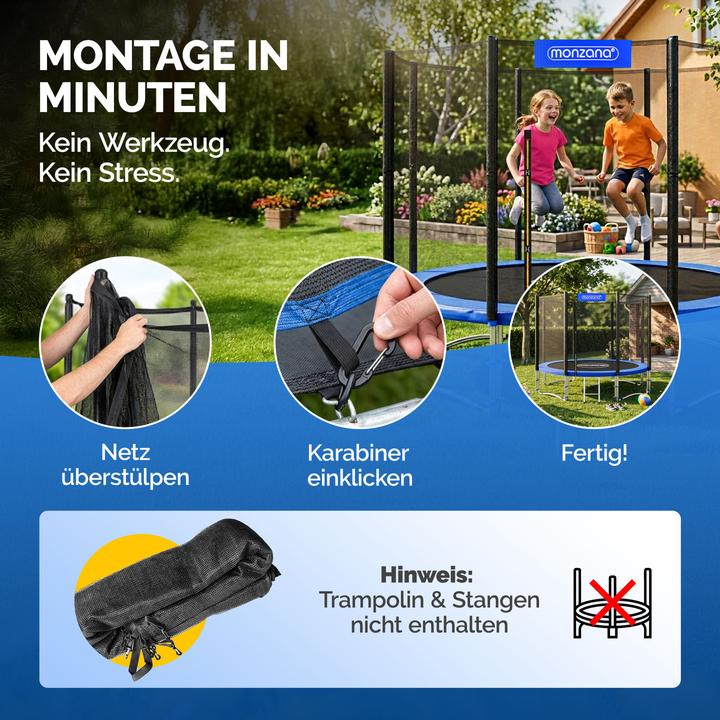 Produktbild Monzana Sicherheitsnetz Trampolin