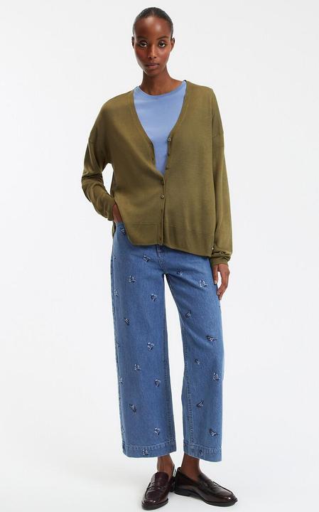 Actual product image La Redoute Collections Feinstrickcardigan mit V-Ausschnitt und Knopfverschluss (M)