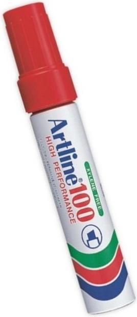 Actual product image Artline EK-100, Red, Chisel tip, Multicolour, Aluminium, Bold, 1.2 cm