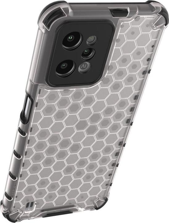 Produktbild Hurtel Honeycomb case armored cover with a gel frame Realme C31 transparent (Realme C31)