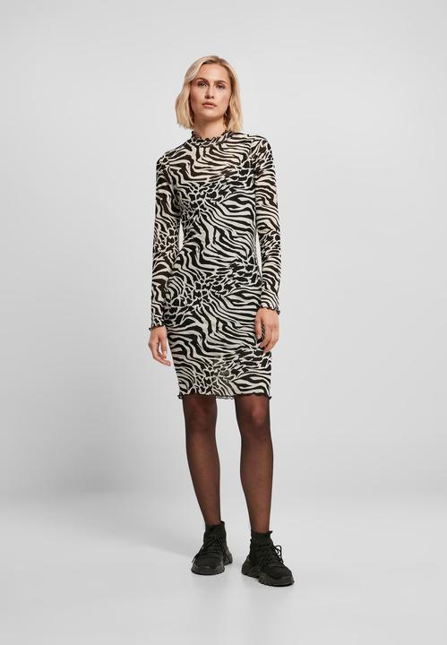Actual product image Urban Classics Ladies AOP Double Layer Dress (XS)