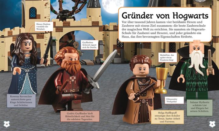 Produktbild LEGO® Harry Potter™ Magische Hogwarts-Häuser (Deutsch, Simone Heller, 2022)