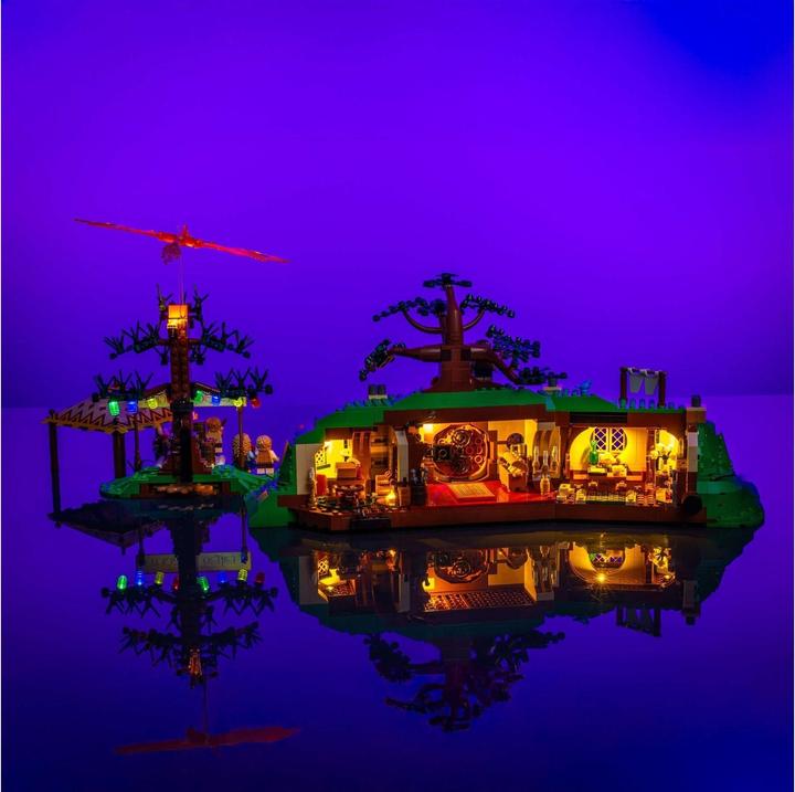 Actual product image Light my bricks LMB 2.0 LEGO® 10354# The Lord of the Rings The Shire Light Kit