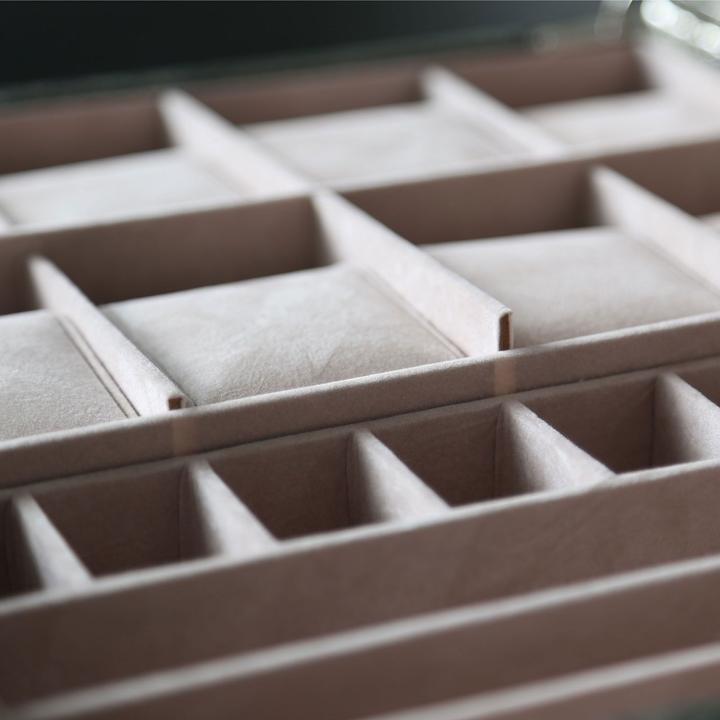 Produktbild Juwelendieb Schatulle zur Uhren- & Schmuckaufbewahrung Louis - Grau