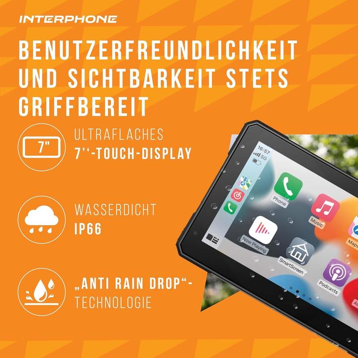 Actual product image Interphone SYNC70 ESSENTIAL SMART DISPLAY-Anzeige (CAR PLAY / ANDROID AUTO)